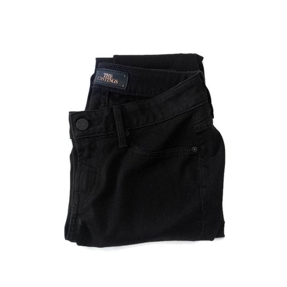 Aritzia The Castings Mid Rise Skinny Black Jeans - Picture 4 of 9